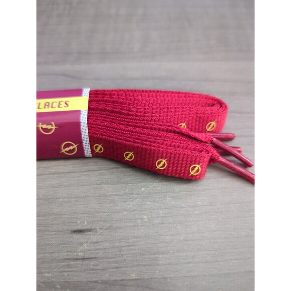 RARE DC Comics Worlds Finest The Collection Flash Shoelaces Culturefly 2019 NEW - Picture 2 of 5
